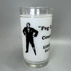 PRIVATE SALE - Vtg Cocktail Glass PEG LEG BATES Country Club 1-Legged Tap Dancer