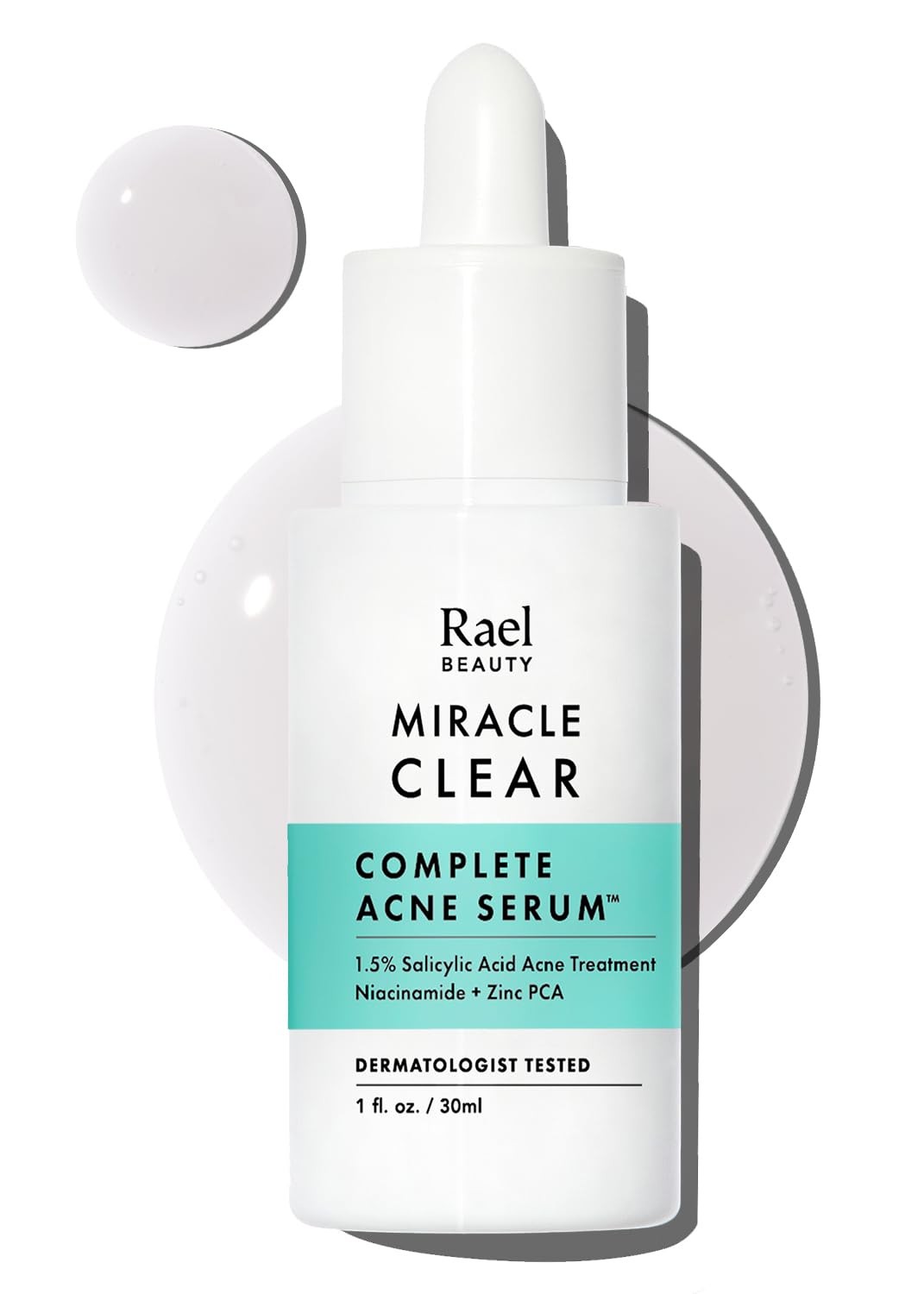 Rael Miracle Clear Acne Serum - Korean Skincare for 30 ml (Pack of 1)