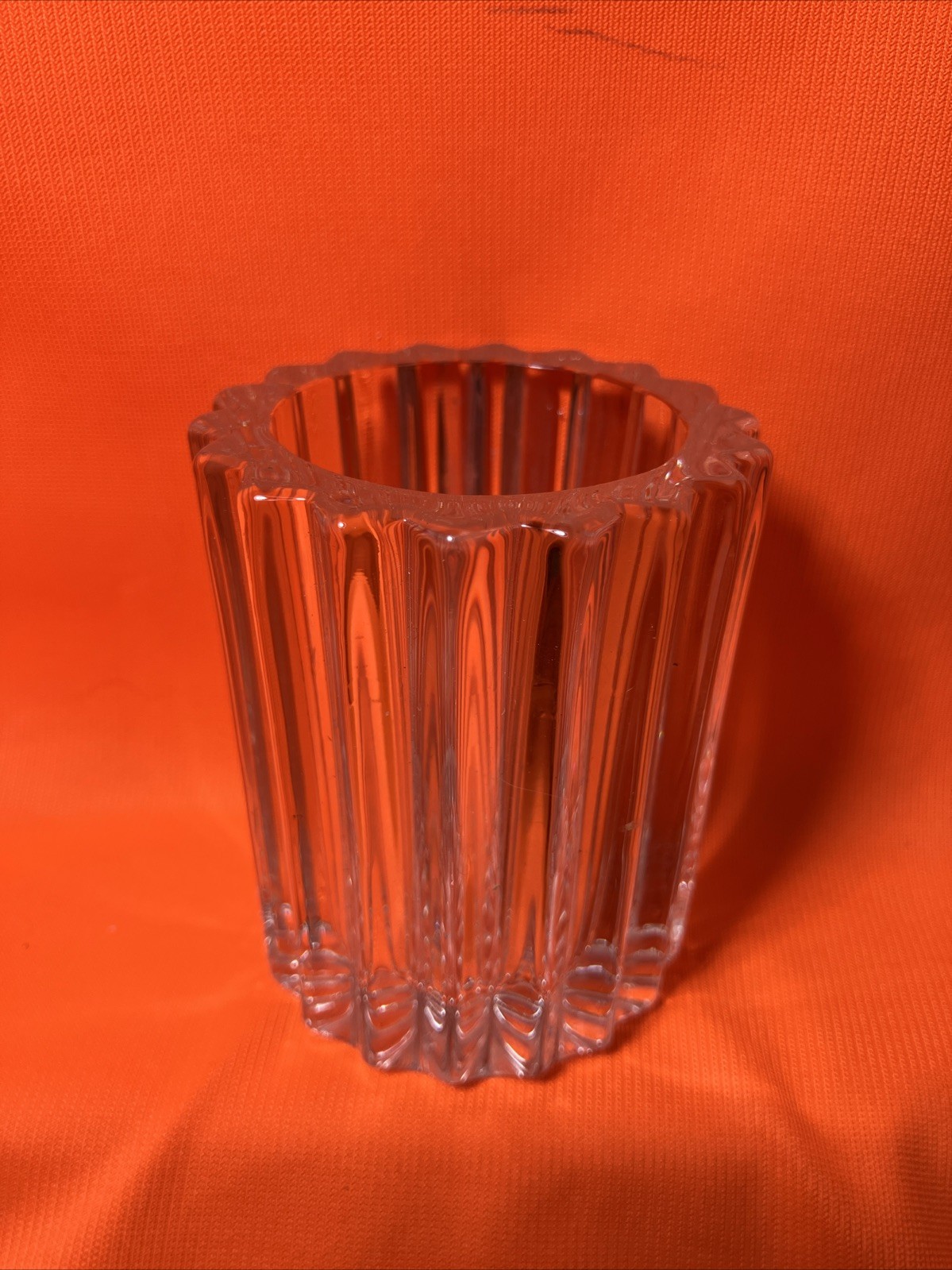 3&rdquo; Tall x 2.75&rdquo; Wide Heavy Lead Crystal Votive Candle Ho