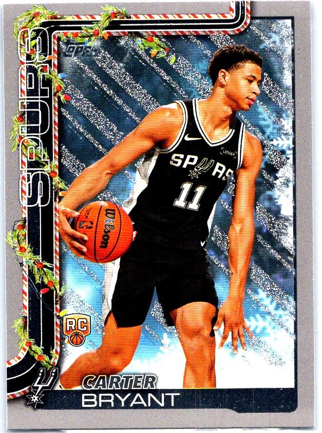2025-26 Topps Holiday #H174 Carter Bryant Glitter Holiday
