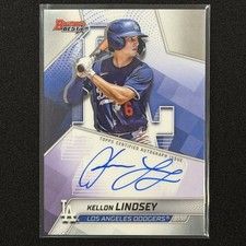 2025 Bowmans Best Kellon Lindsey Auto #B25-KL LA Dodgers