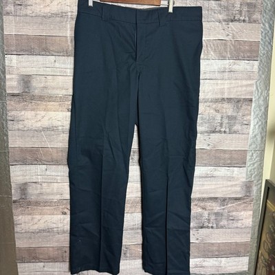 Dickies Flex Twill Work Pants Mens 38x32 Blue Straight Regular Stretch NEW