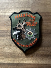 Feldjäger K9 Diensthundeführer Bundeswehr Patch/ Aufnäher #60B1