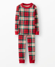 Hanna Andersson HannaJams Long John Pajama Set Family Holiday Plaid Size 110 5