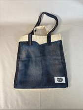 Jean Paul Gaultier Parfums Denim Canvas Tote Bag Blue Promo Shopper
