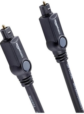 Amazon Basics Digital Optical Audio Toslink Cable 3.28 ft / 1 m - New %