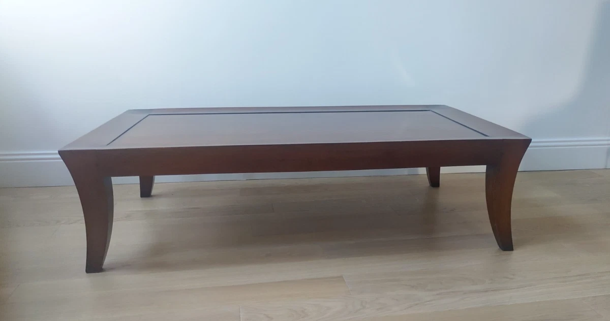 Table Basse Roche Bobois – Bois Massif – 120x120x47 Cm – Occasion Salon