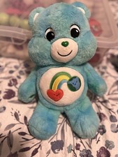 Care Bears Love The Earth Blue Plush Bear 13" 2021 Stuffed Animal Toy