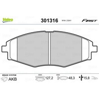 Valeo BremsbeläGe Bremsbelegsatz Vorne FüR Chevrolet Matiz Spark Daewoo