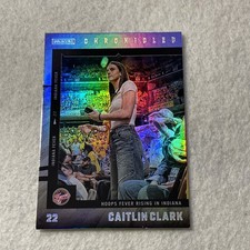 2025 Panini Chronicled Caitlin Clark HOLO FOIL # 56 Fever