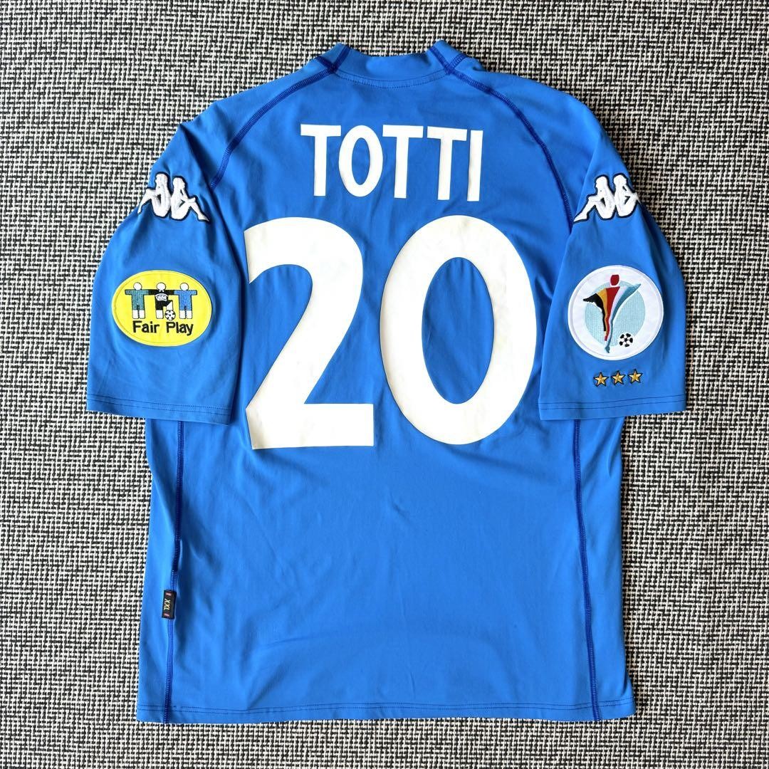 Kappa Francesco Totti Italy National Team Jersey 2000 H Size