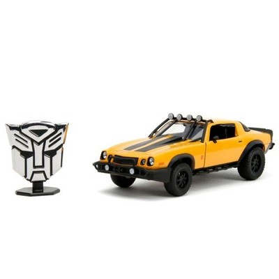 JADA 34263 CHEVROLET CAMARO MIT BADGE YELLOW TRANSFORMERS 1977 1/24