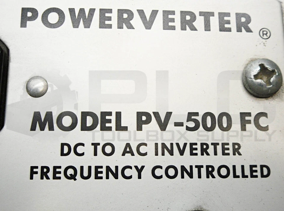TRIPP LITE PV-500 FC DC TO AC INVERTER, FREQUENCY CONTROLLED POWERVERTER - Image 4 of 4