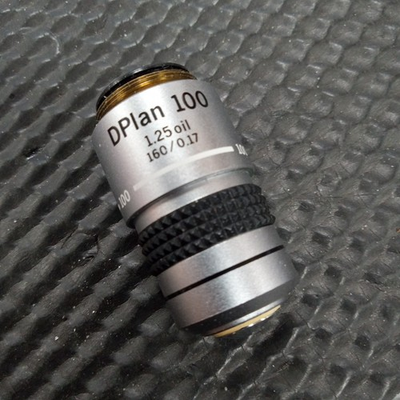 #ad #ad OLYMPUS Dplan 100 1.25 oil 160 0.17 Objective Lens Microscope Used From Japan $178.00