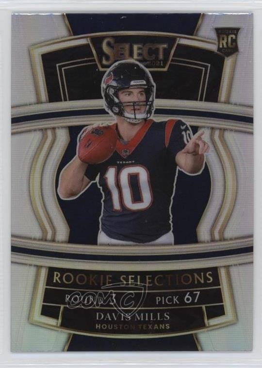 2021 Panini Select Rookie Selections Silver Prizm Davis Mills #RS-25 1oa8