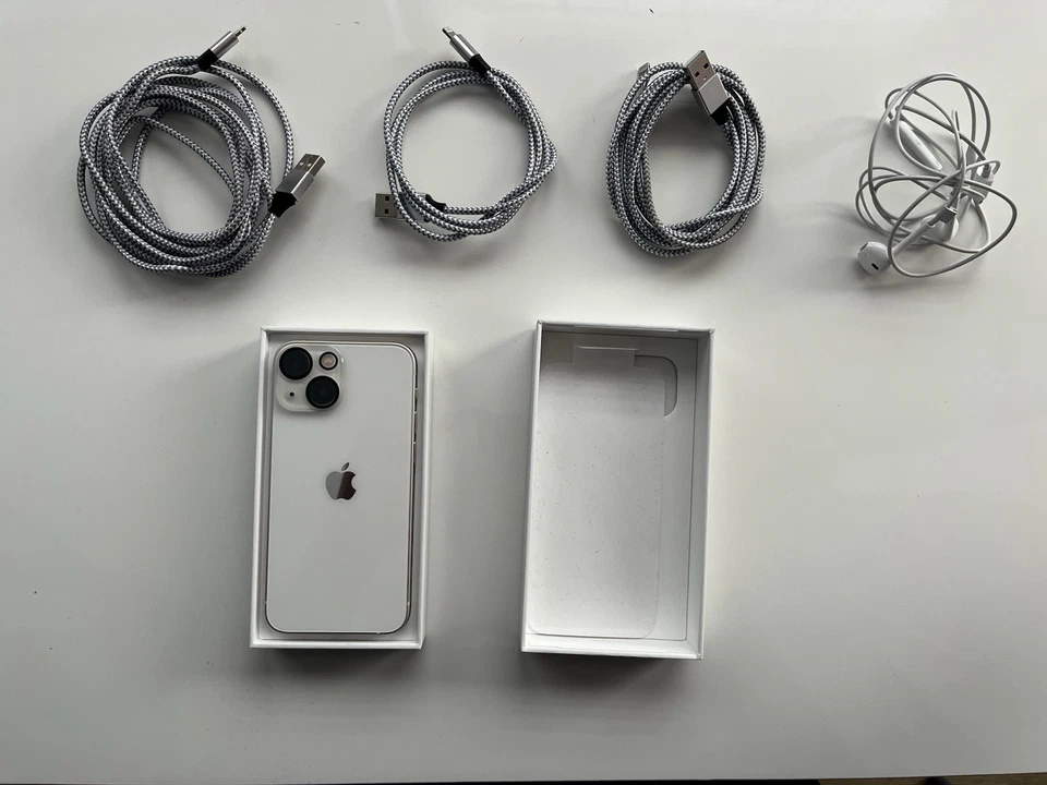 Apple iPhone 13 Mini 128GB Starlight Weiß OVP - Bild 2 von 4