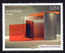 Timbre Andorre Français n°770 Biennale de Venise
