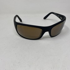 Maui Jim PEAHI MJ-202-2M Matte Black W/ Brown Polarized Glass Lens 350