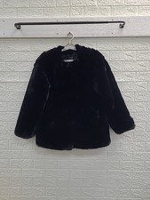 New BlankNYC Black Cherry Faux Fur Jacket Women's US Size S
