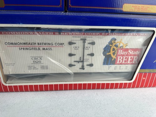USA Trains R-16376 Bay State Beer Reefer G Scale NIB - Picture 2 of 3