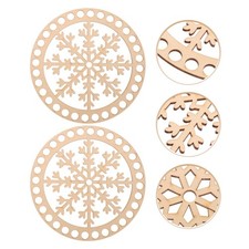 2 Pcs Basket Making Material Craft Weaving Supplies Bottom for Crochet