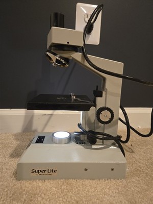 Meiji Techno Microscope 117v20w Bulb/light Works #18269 Japan Offers Considered 