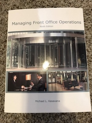 Managing Front Office Operations - paperback Kasavana, Michael
