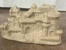 Vintage 1991 Mr. Sandman  Real Beach Sand Castle Mini Sculpture Made In Canada