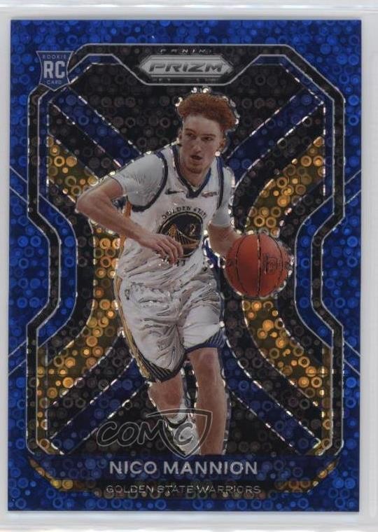 2020-21 Panini Prizm Fast Break Blue Prizm 47/175 Nico Mannion #293 1b8