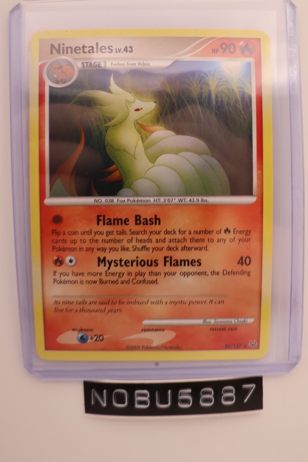 Ninetales 36 - Pokemon Platinum - NM