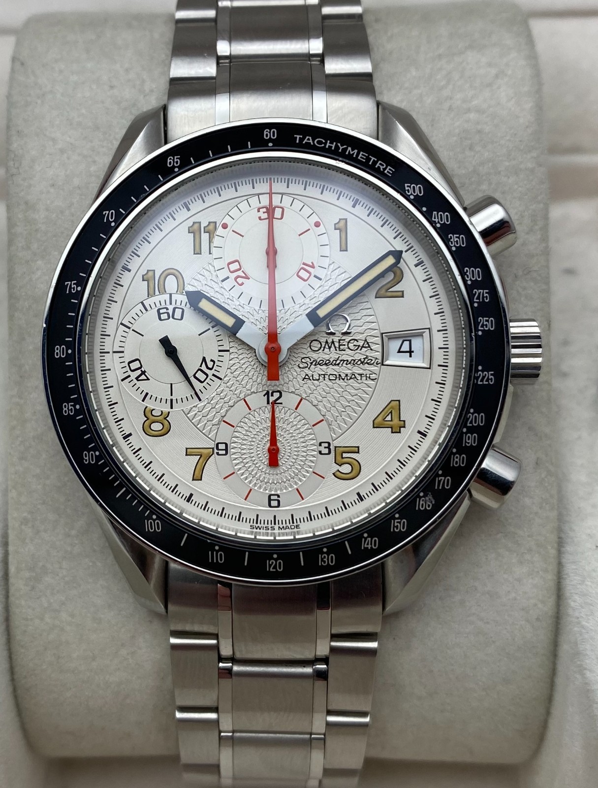 Omega Speedmaster Date Automatic Chronograph Whit… - image 1