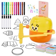 Drawing Robot for Kids, Interactive Educational Drawing Machine with Voice In...