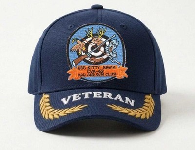 Customized Name Embroidered Hat Uss Kitty Hawk Cva-63, Veteran Cap, Gift Idea