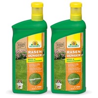 Neudorff RasendüNger Moos- Und Unkrautstopp FlüSsig - 2X 1 Liter Rasen DüNger