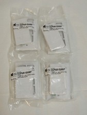 Tii Technologies CCP5R1SANP 1 Port SC-APC Fiber Patch Panel Wallplate Lot of 4