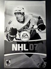 NHL 07 Instruction Booklet - Manual Only - PlayStation 2 PS2 