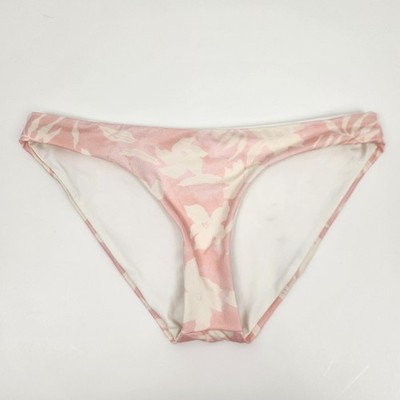 L*Space Sandy Bikini Bottom in Paradise Blooms Pink Size XS