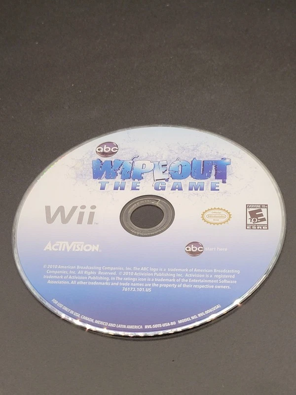 Wipeout: The Game - Nintendo Wii - Authentic - Loose Disc - NTSC/US