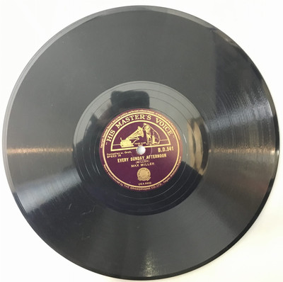 Max Miller Um-Ta-Ra-Ra / Every Sunday Afternoon BD541 HMV