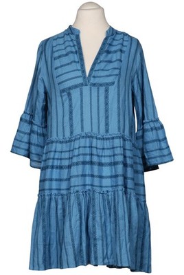 Mrs HUGS Kleid Damen Dress Damenkleid Gr. L Baumwolle Blau #8t04x84