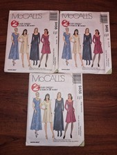 VTG OOP McCall's 9456 Misses' 2 Hour Dress - Two Lengths SZ: 6 - 22 UC FF