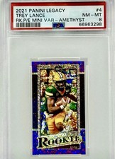 2021 Panini Legacy Rookies Premium Amethyst Edition Mini #4 Trey Lance RC  1/10