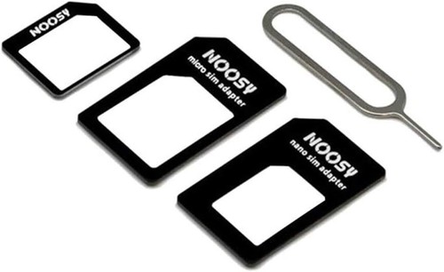 Universal 3-in-1 Sim Card Cutter Nano Micro Standard Set 3 Adapters 1 Eject Pin - Photo 6 sur 7