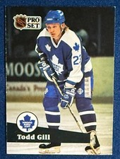 1991-92 PRO SET #226 TODD GILL (TORONTO MAPLE LEAFS) HOCKEY CARD