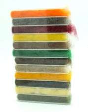 Hare's Plus UV Dubbing in Dispenser Pack For Fly Tying - 12 colors MAT210