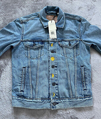 Levi's Made & Crafted Solar System Men XS Denim Truckers Levi's Made & Crafted Solar System Men XS Denim Truckers