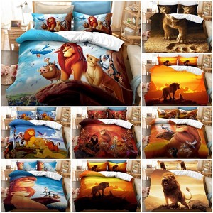 The Lion King 3d Quilt Cover Single Double Duvet Cover Pillow