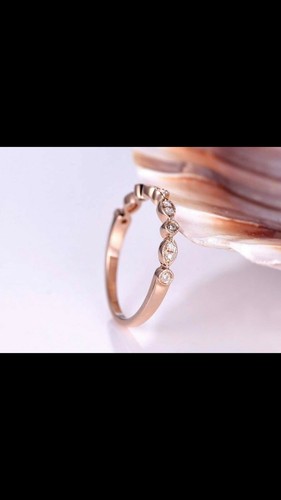 Pink Morganite & Diamond Ring Set, Size 5, 9mm Cushion,VS Gem HALO,14k Rose Gold - Bild 6 von 8