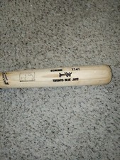 Jose Cruz Jr Game Used Baseball Bat Toronto Blue Jays uncracked gu