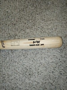 Jose Cruz Jr Game Used Baseball Bat Toronto Blue Jays uncracked gu